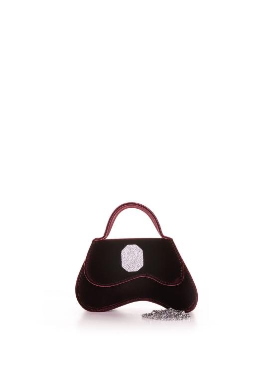  말론 슐저 토트백 DIVINE SMALL 15 VELVET CALFWINE WINE - MALONE SOULIERS