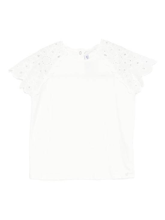 25SS [키즈] 타티네쇼콜라 티셔츠 CA10012 1325E NACRE White