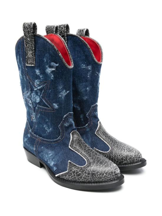 25FW [키즈] 디스퀘어드2 미들 부츠 80244 1 Blue