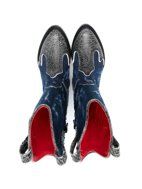 25FW [키즈] 디스퀘어드2 미들 부츠 80244 1 Blue - DSQUARED2