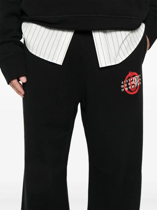 25SS MM6 메종마르지엘라 스트레이트 팬츠 SH2KA0027 M25014900 BLACK PRINT - MM6 MAISON MARGIELA