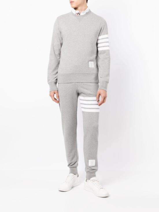  톰브라운 클래식 사선 RWB MJQ008H 00535 068 LT GREY - THOM BROWNE