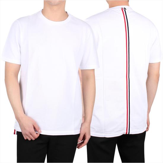 25SS 톰브라운 민소매 티셔츠 MJS056A 00050 100 White