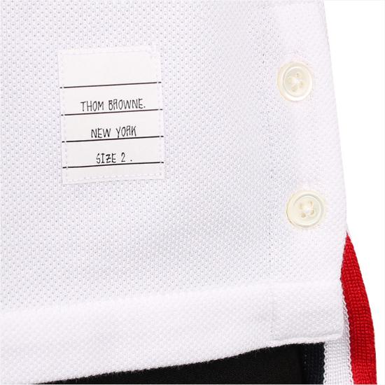25SS 톰브라운 민소매 티셔츠 MJS056A 00050 100 White - THOM BROWNE