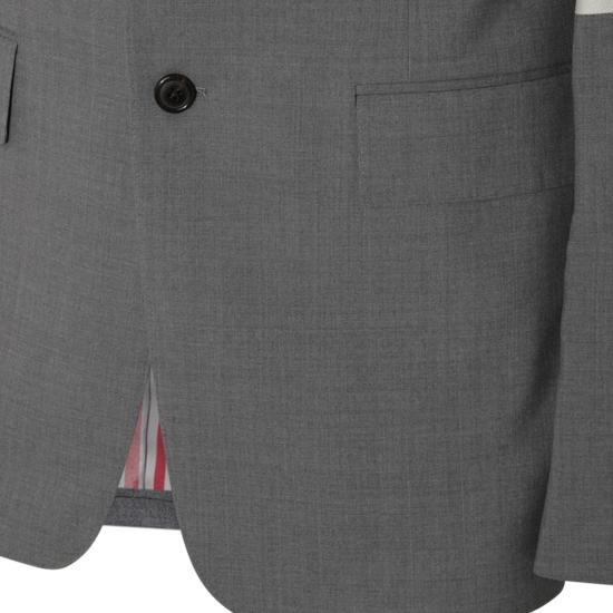  톰브라운 플레인 위브 4바 클래식 스포츠 코트 MJC001A 06146 035 LT GREY - THOM BROWNE