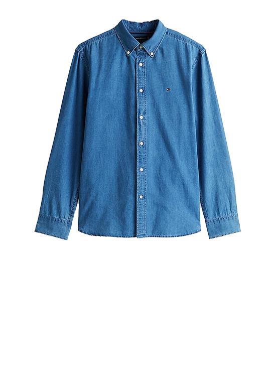 25SS 타미힐피거 데님 셔츠 MW0MW38134 0GZ LIGHT BLUE CHAMBRAY