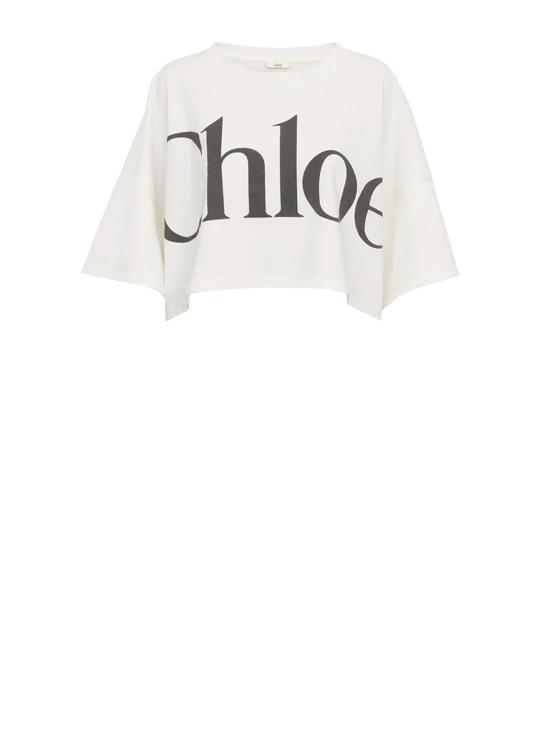 25FW 끌로에 반팔 티셔츠 CH24AJH09 183101 White