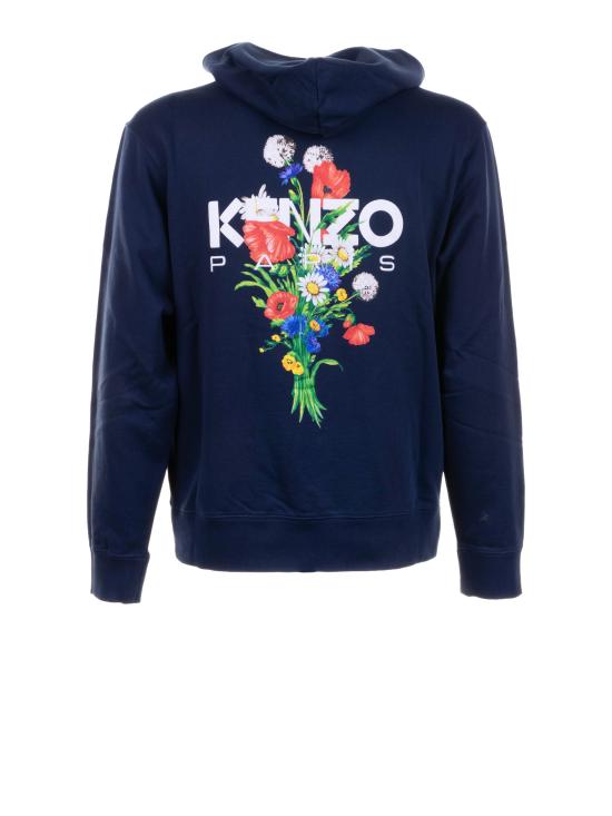 25FW 겐조 긴팔 티셔츠 FF65HO2554MF 77 MID BLUE - KENZO