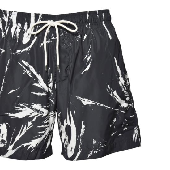 25SS 웨일즈보너 숏팬츠 MS25TR25PA019900 BLACKWHITE Black - WALES BONNER