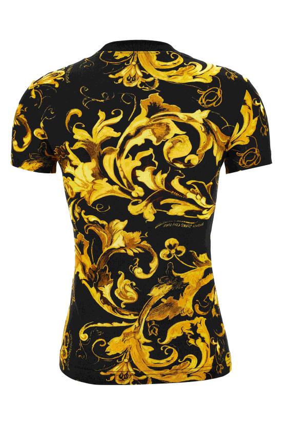 25FW 베르사체 반팔 티셔츠 79HAH608 JS504G89 Black - VERSACE