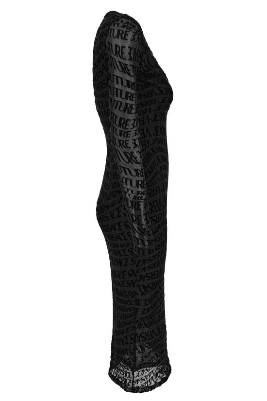 25FW 베르사체 미디 원피스 79HAO920 JS490899 Black - VERSACE