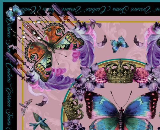 25FW 베르사체 머플러/스카프 79HA7H01 ZG405U11 Red - VERSACE