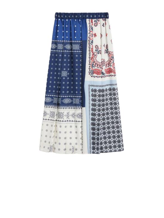 25FW 위켄드막스마라 미디 스커트 2525106021600 LUNA001 PATCH BANDANA