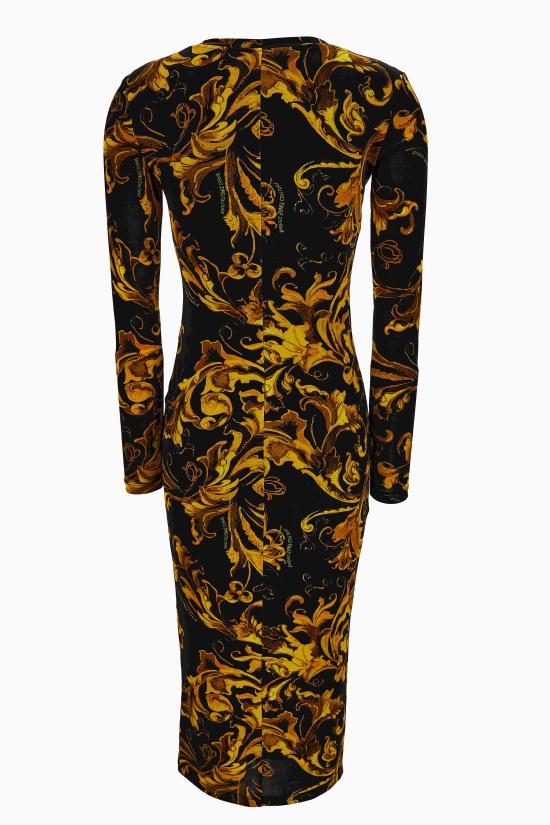 25FW 베르사체 미디 원피스 79HAO920 JS500G89 Black - VERSACE