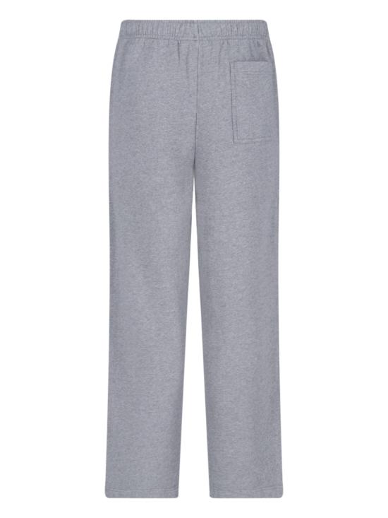  메종키츠네 스트레이트 팬츠 NM01111KM0001 H131 MEDIUM GREY MELANGE - MAISON KITSUNE