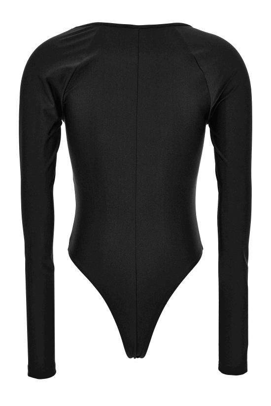 25FW 베르사체 바디수트 티셔츠 79HAM618 N0008899 Black - VERSACE