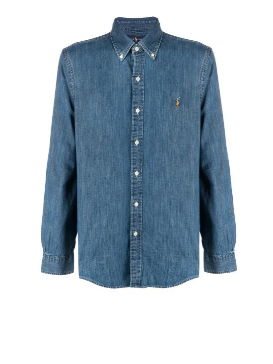 25FW 폴로 랄프로렌 클래식 플리스 후드 집업 710 548539 001 Denim