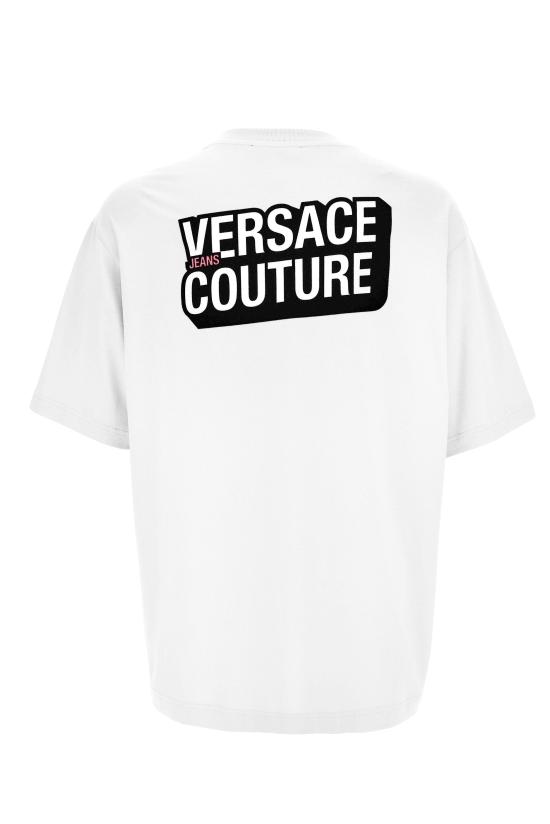 25FW 베르사체 반팔 티셔츠 79GAHP05 CJ01P003 White - VERSACE