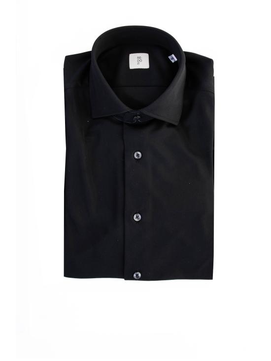  RE-DO IT 긴팔 셔츠 A0011 Black
