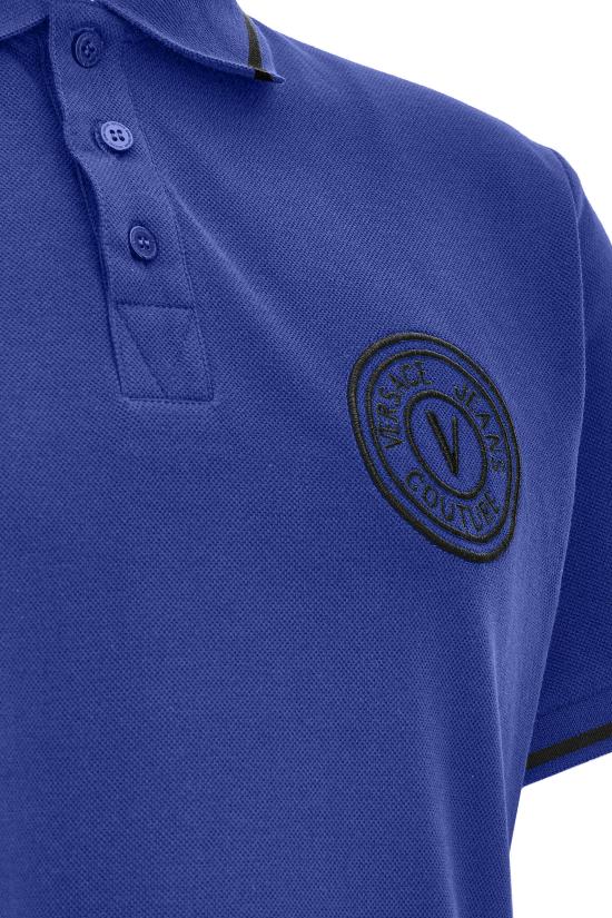 25FW 베르사체 폴로 티셔츠 79GAGT01 CJ01T289 Blue - VERSACE