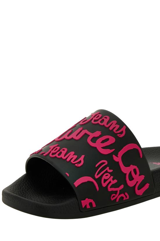 25FW 베르사체 뮬/슬리퍼 79VA3SQ1 71352899 Black - VERSACE