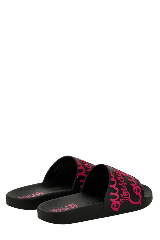 25FW 베르사체 뮬/슬리퍼 79VA3SQ1 71352899 Black - VERSACE