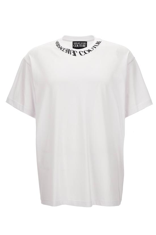 25FW 베르사체 반팔 티셔츠 79GAHP03 CJ01P003 White