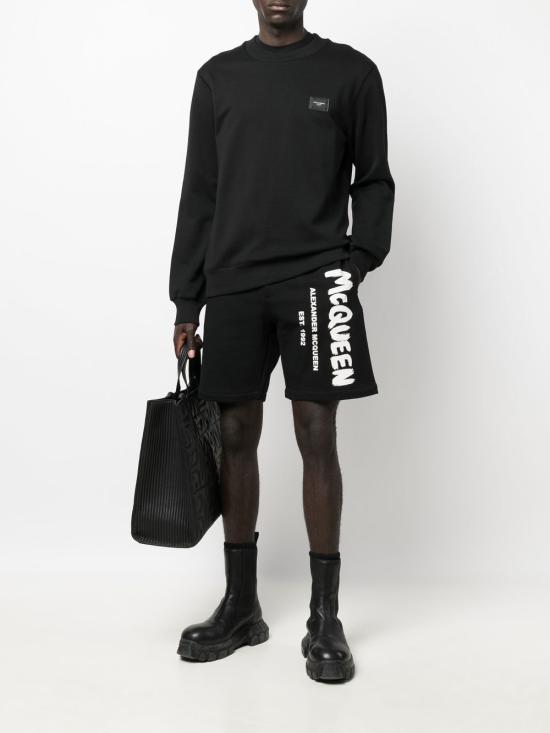  알렉산더 맥퀸 숏팬츠 688717 QTZ810901 Black - ALEXANDER MCQUEEN