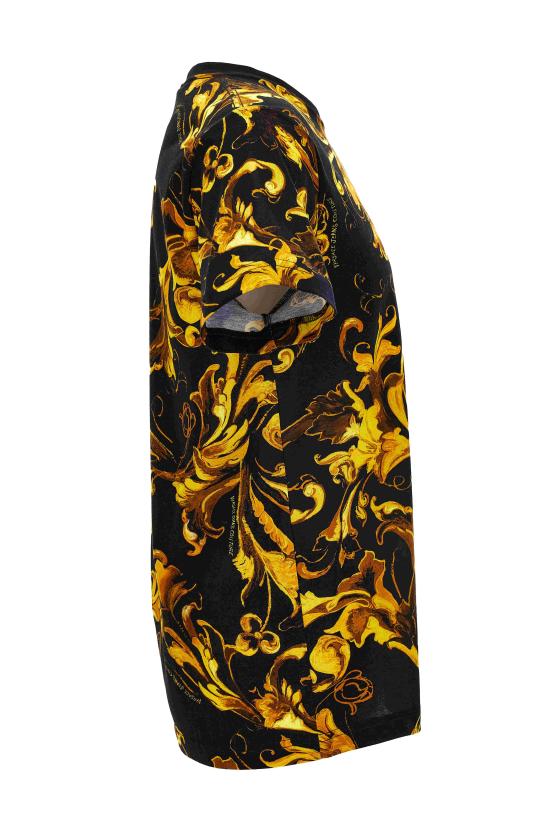 25FW 베르사체 반팔 티셔츠 79GAH6S0 JS515G89 Black - VERSACE