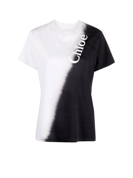  끌로에 반팔 티셔츠 CHC23AJH01 181905 BLACK WHITE 1