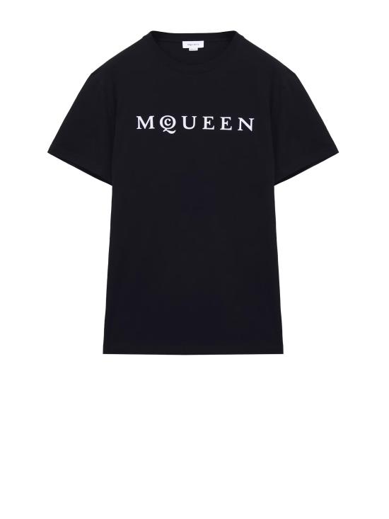 25FW 알렉산더 맥퀸 반팔 티셔츠 828420 QTADD0520 Black