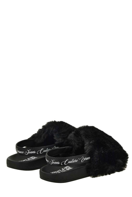 25FW 베르사체 뮬/슬리퍼 79VA3SQ6 ZS359899 Black - VERSACE