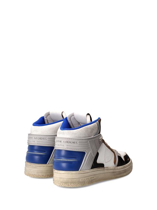  필립모델 스니커즈 LGMU WP01WEST POP BLANC BLEU - PHILIPPE MODEL