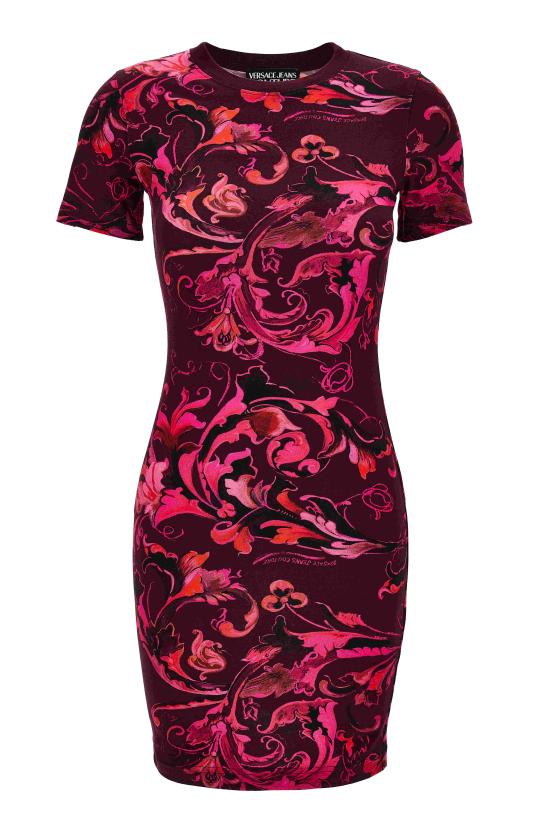 25FW 베르사체 반팔 티셔츠 79HAO939 JS504317 PURPLE