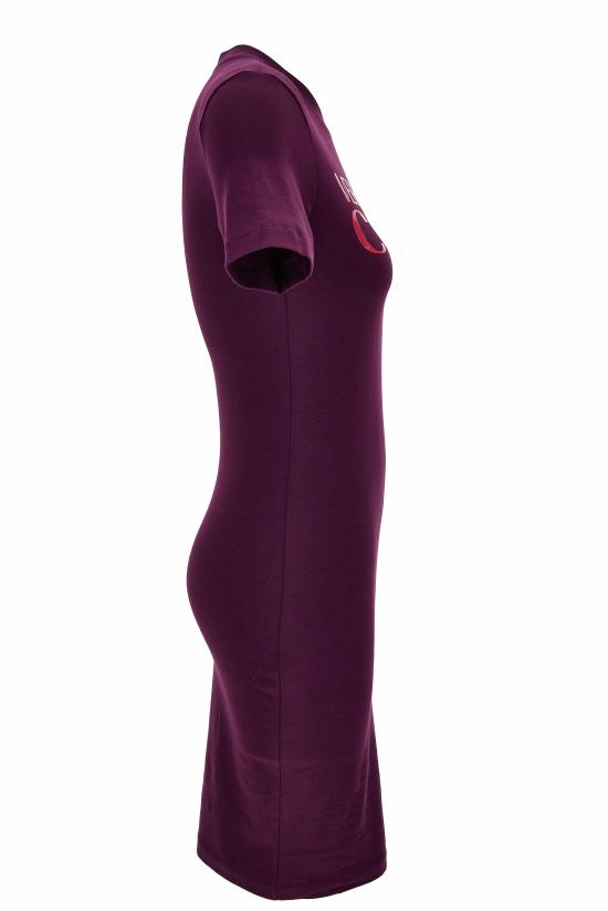 25FW 베르사체 미디 원피스 79HAOE05 CJ02E317 PURPLE - VERSACE