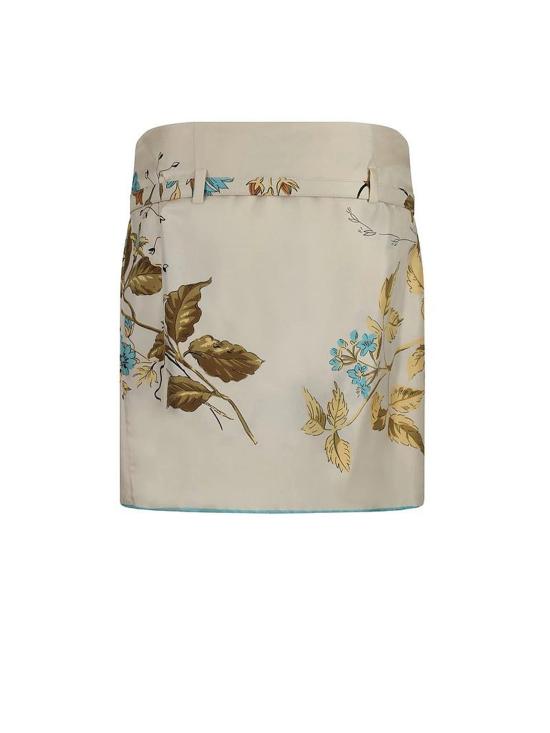 24FW 프라다 미디 스커트 P162KK S OOO 15IVF0036 Sand - PRADA