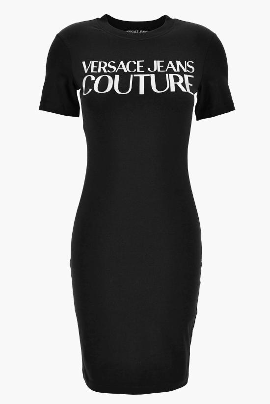 25FW 베르사체 미디 원피스 79HAOE05 CJ02E899 Black