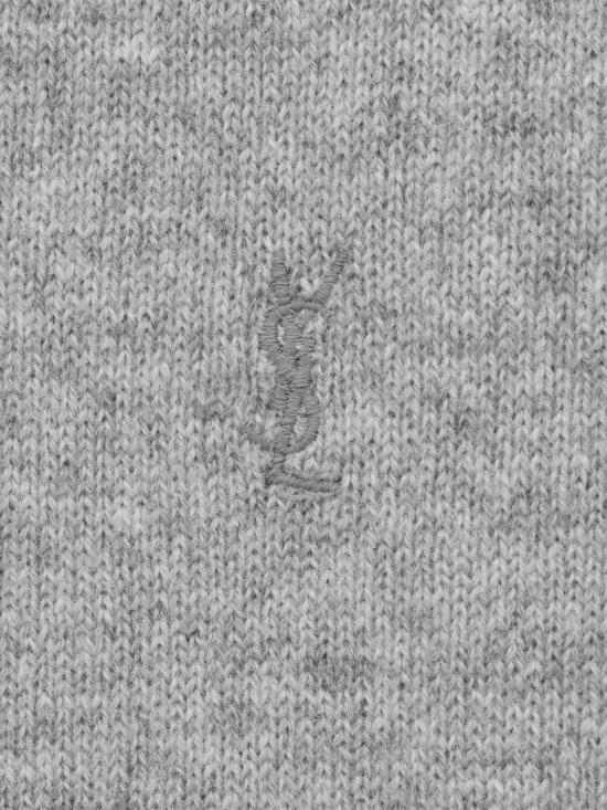  생로랑 카산드라 캐시미어 스웨터 796556 YALL21403 Grey - SAINT LAURENT