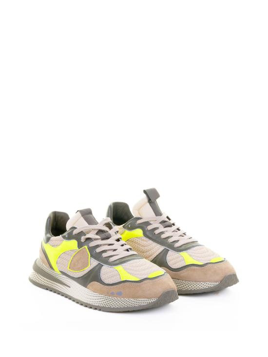 25SS 필립모델 스니커즈 OLYMPIQUE OYLUFRN2 NEON MILITAIRE - PHILIPPE MODEL