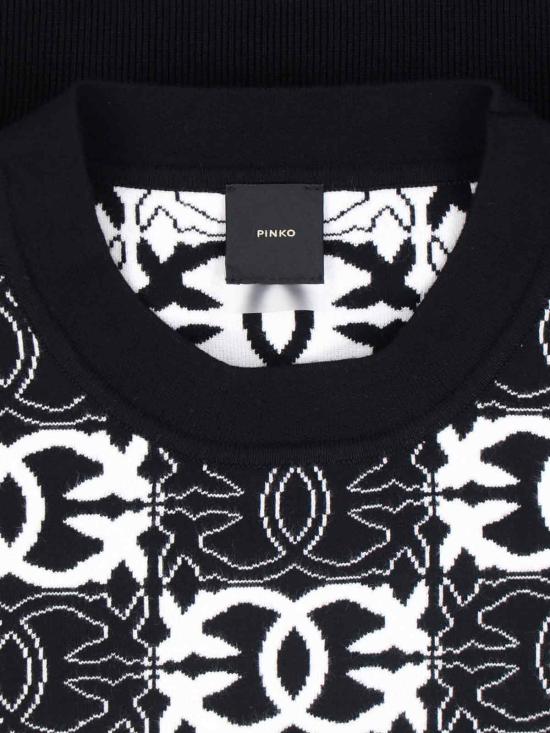 25FW 핑코 반팔 티셔츠 106041 A2YD ZZ2 Black - PINKO