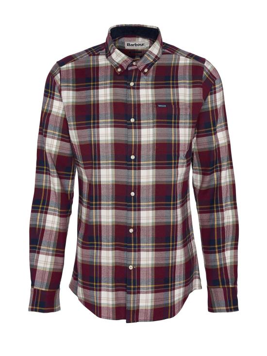  바버 긴팔 셔츠 MSH4995 RE94 MERLOT