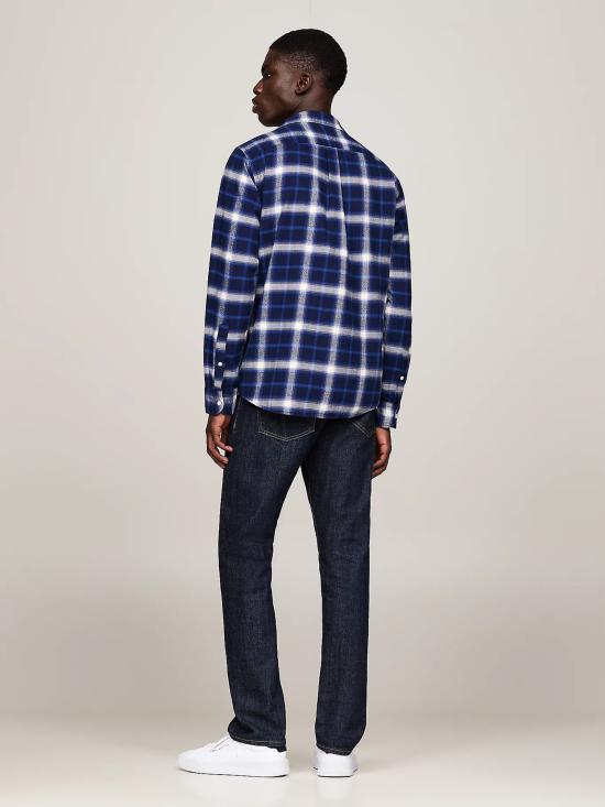  타미힐피거 긴팔 셔츠 MW0MW36842 0MS CARBON NAVY - TOMMY HILFIGER