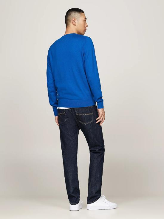  타미힐피거 스웨터 MW0MW28046 C3D VIBRANT INDIGO - TOMMY HILFIGER