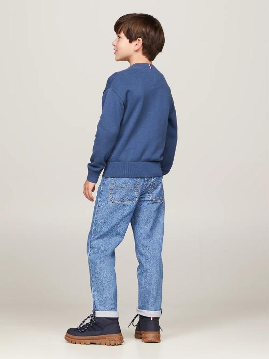 24FW [키즈] 타미힐피거 트레이닝 상의 THKB0KB09296T DBZ Avion Blue - TOMMY HILFIGER