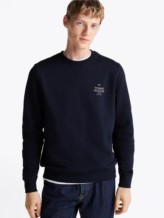  타미힐피거 긴팔 티셔츠 MW0MW35524 DW5 DESERT SKY - TOMMY HILFIGER