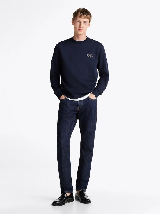  타미힐피거 긴팔 티셔츠 MW0MW35524 DW5 DESERT SKY - TOMMY HILFIGER
