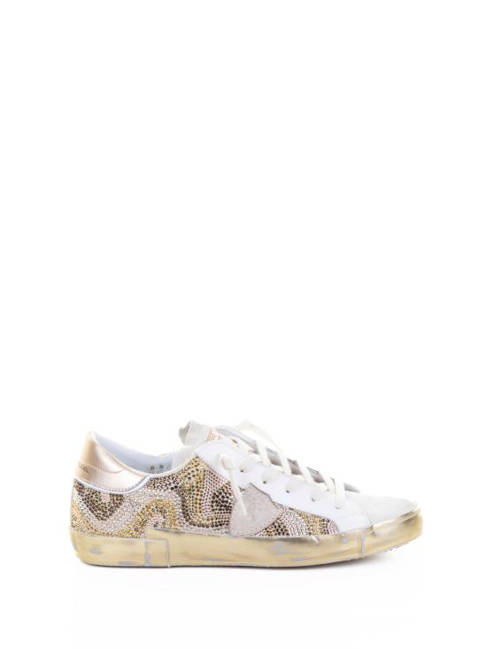  필립모델 스니커즈 PRSX LOW PRLDOPD1 DIAMANT BEIGE OR