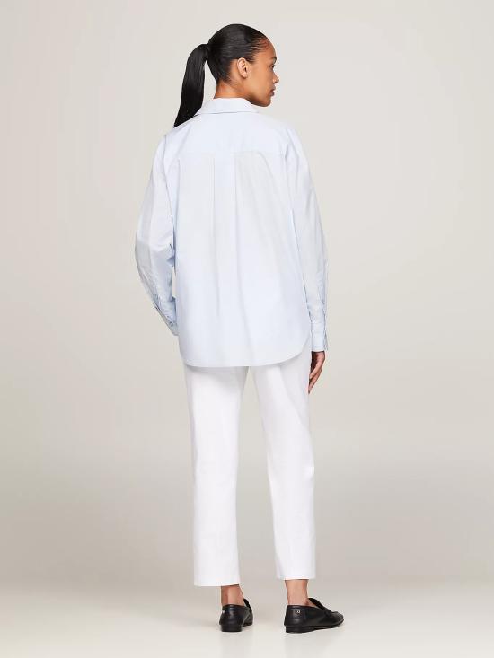  타미힐피거 셔츠 WW0WW45612 C10 BREEZY BLUE - TOMMY HILFIGER