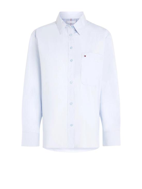  타미힐피거 셔츠 WW0WW45612 C10 BREEZY BLUE