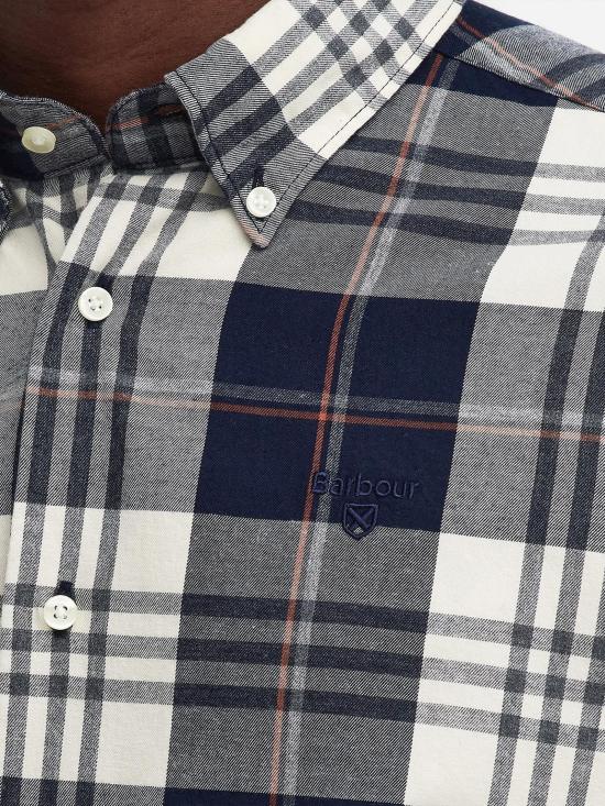  바버 긴팔 셔츠 MSH5355 NY91 Blue - BARBOUR